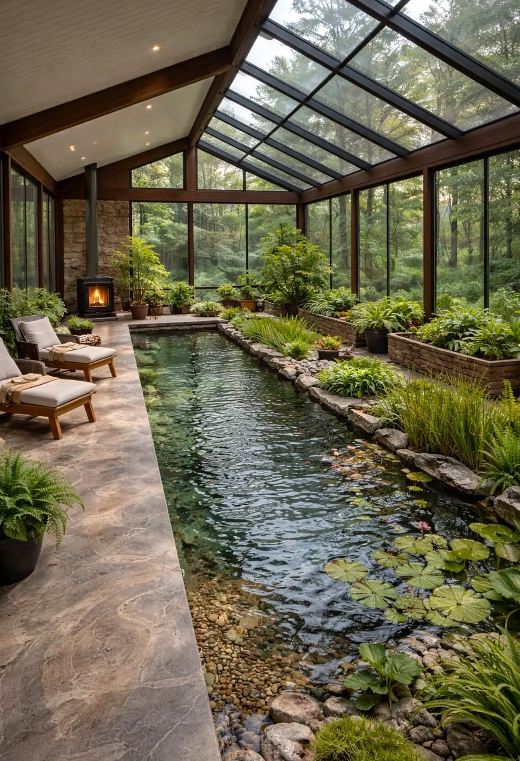Fresh patio corner anchors the room with charm, giving the view a mood that feels bright but not busy.
