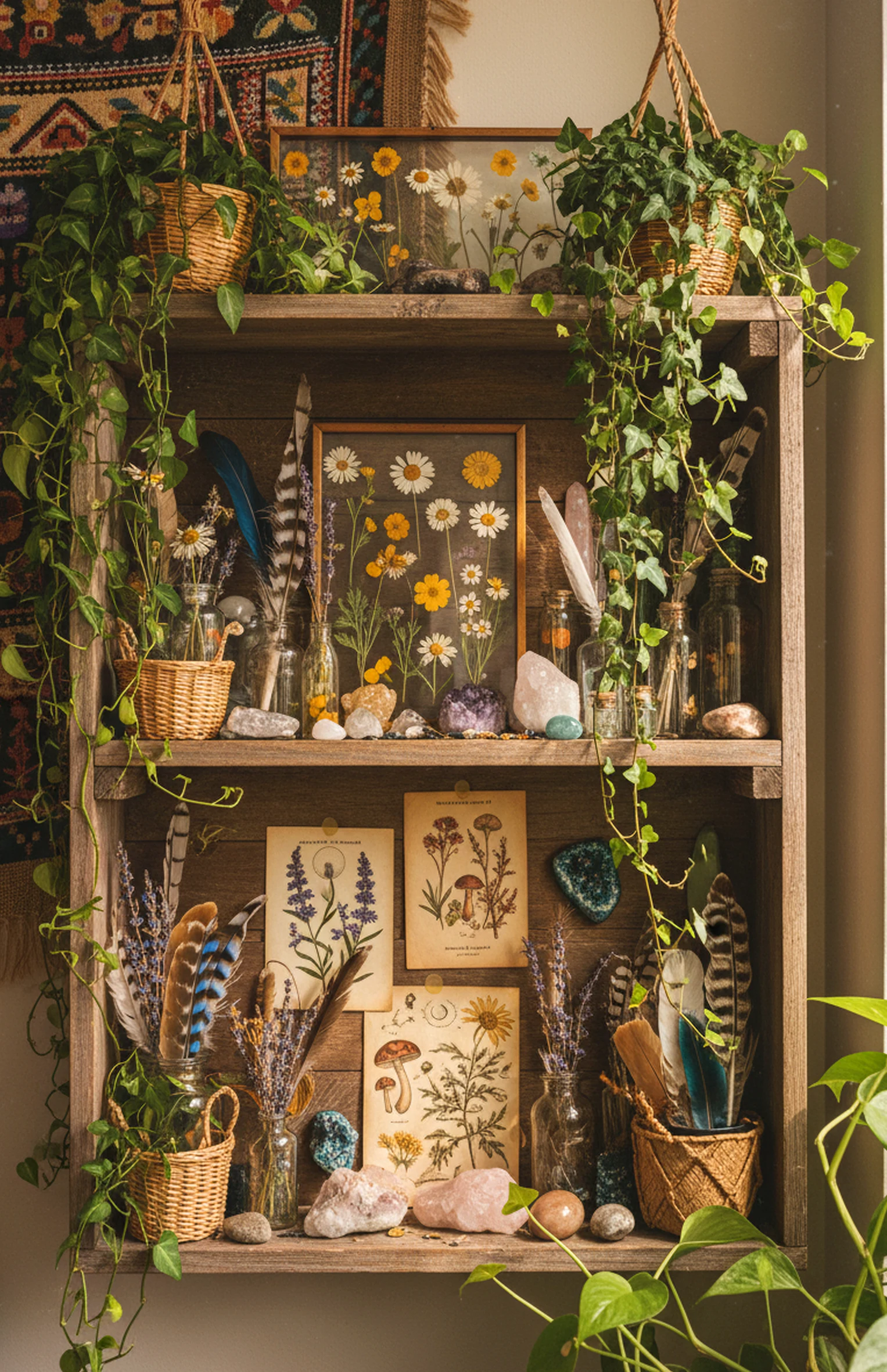 Bright colorful passage supports the setting through ease, leaving the space feeling quietly finished.