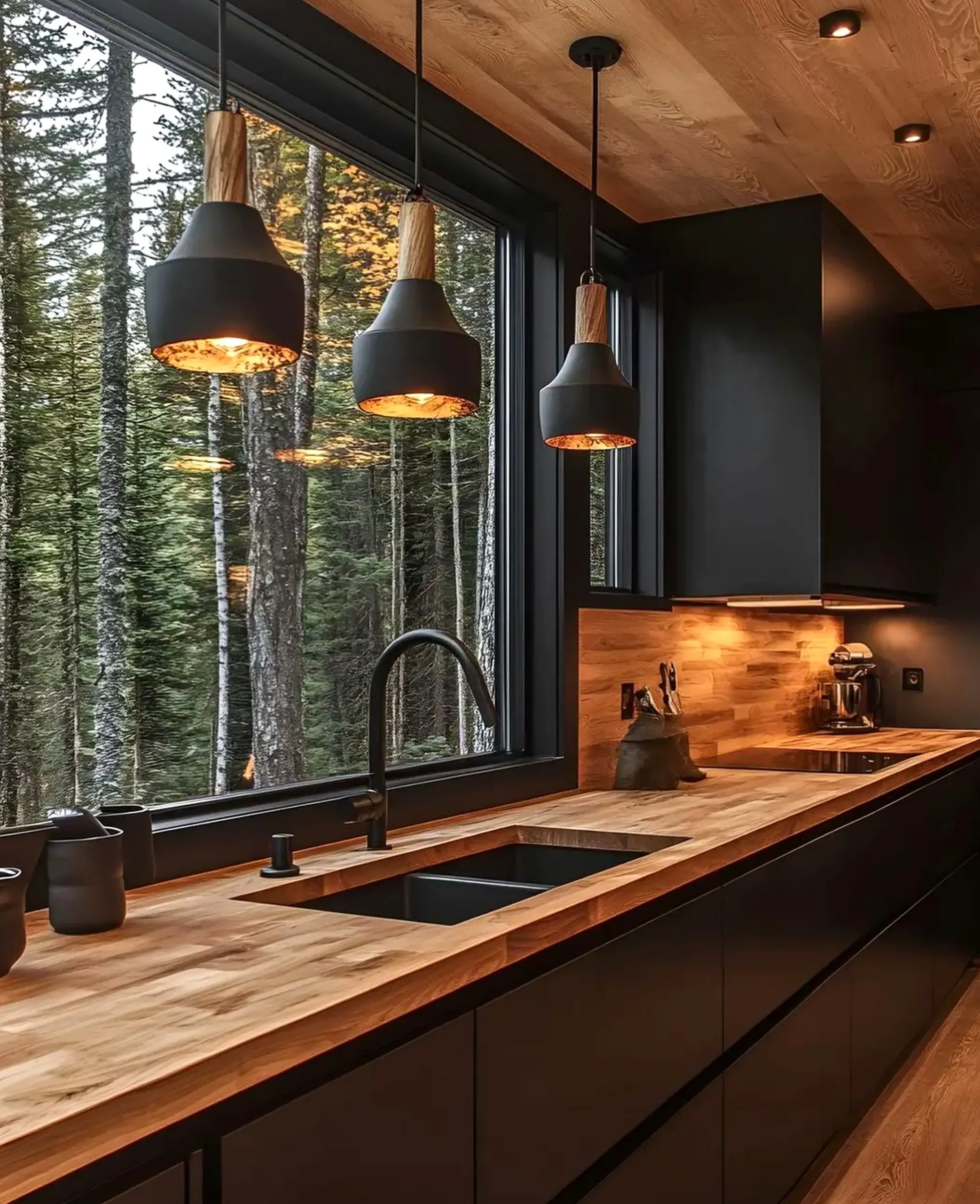 Refined fireplace area gives the setting more freshness, so the whole view feels open and lived-in.