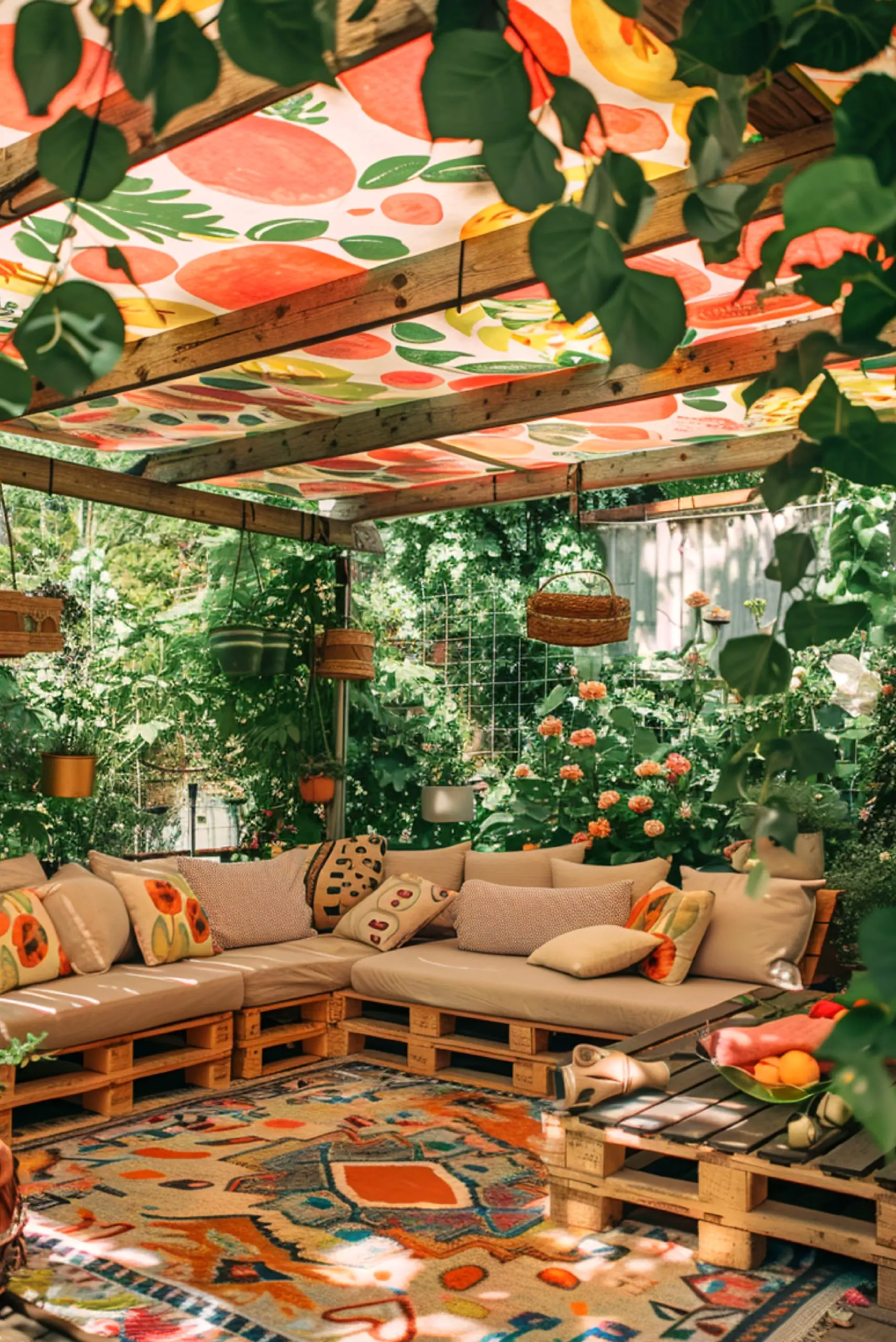 Relaxed entry console supports the outdoor space through contrast, leaving the space feeling pleasantly composed.