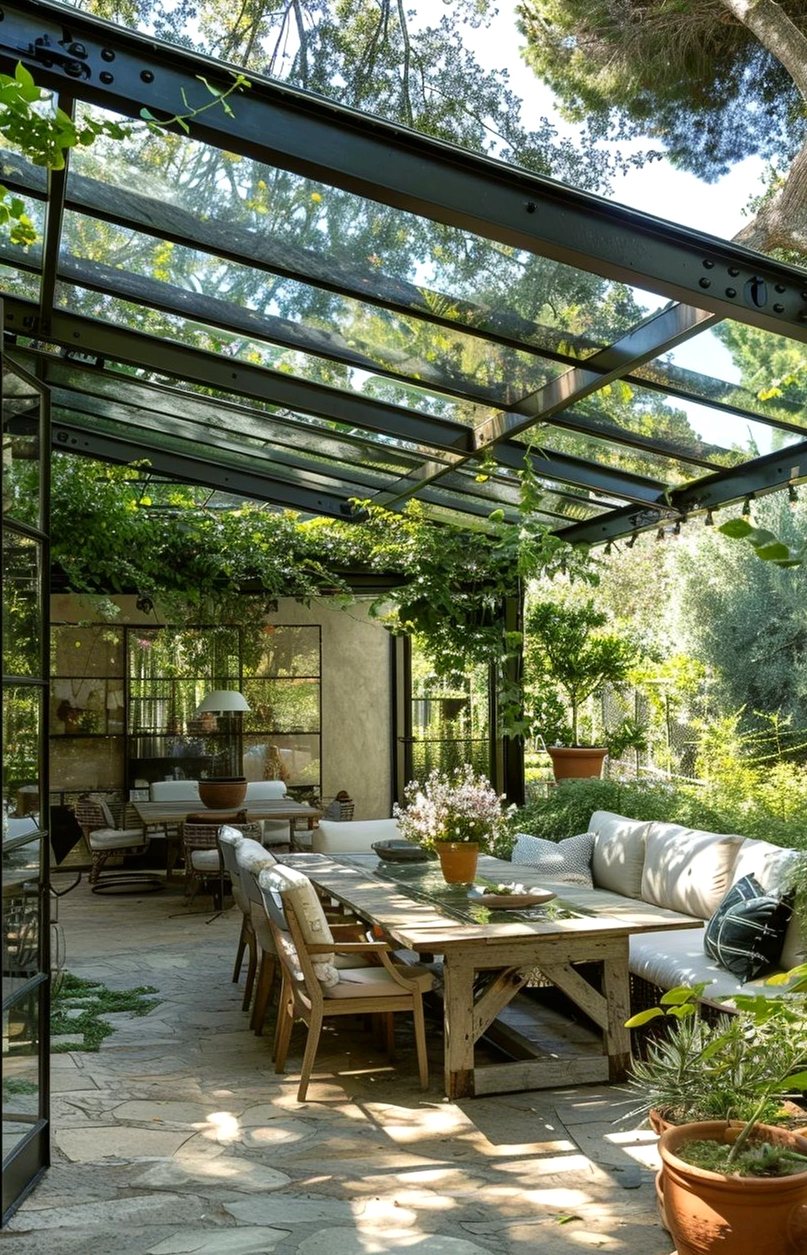 Subtle green entry adds a clear layer of focus, helping the outdoor space feel personal and relaxed.