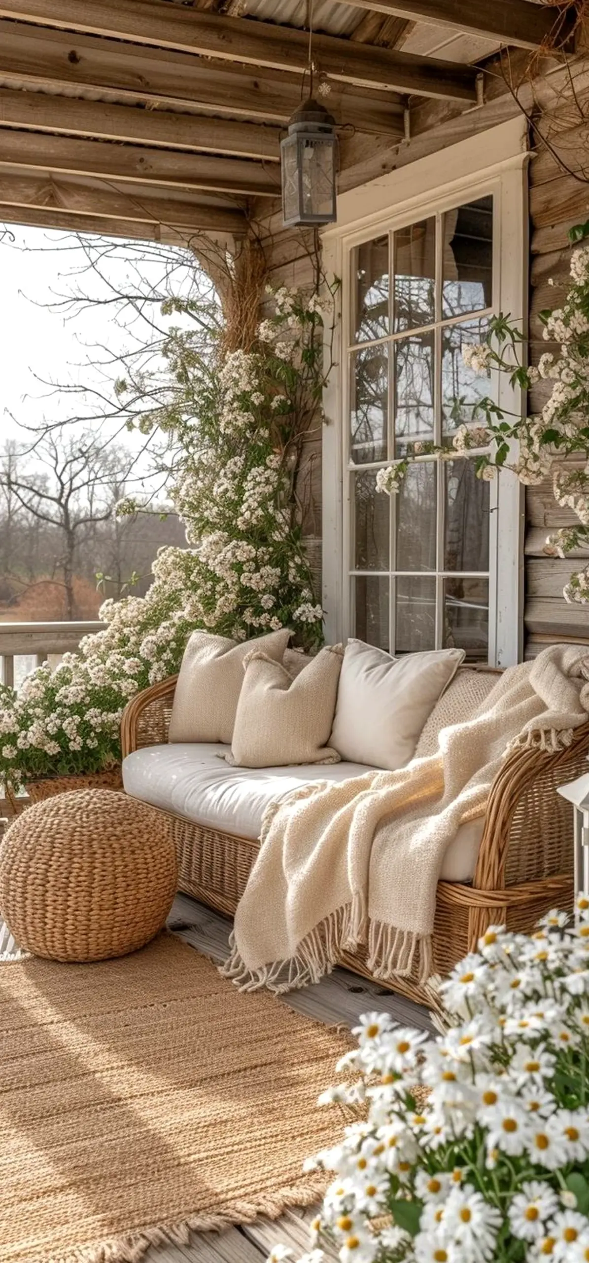Relaxed wall niche introduces balance into the arrangement, keeping the atmosphere clear and inviting.