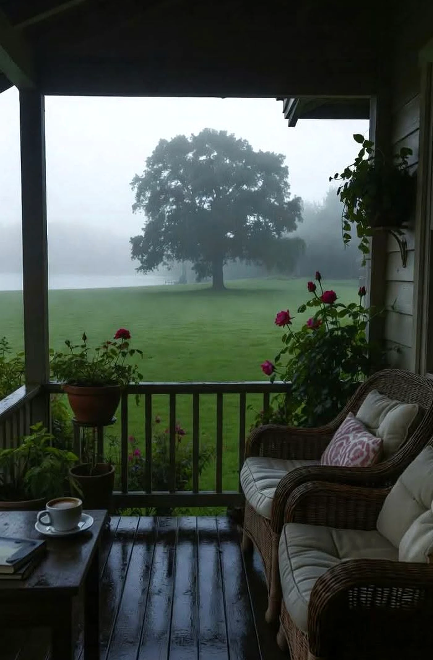Balanced reading corner gives the outdoor space more clarity, so the whole view feels fresh and intentional.
