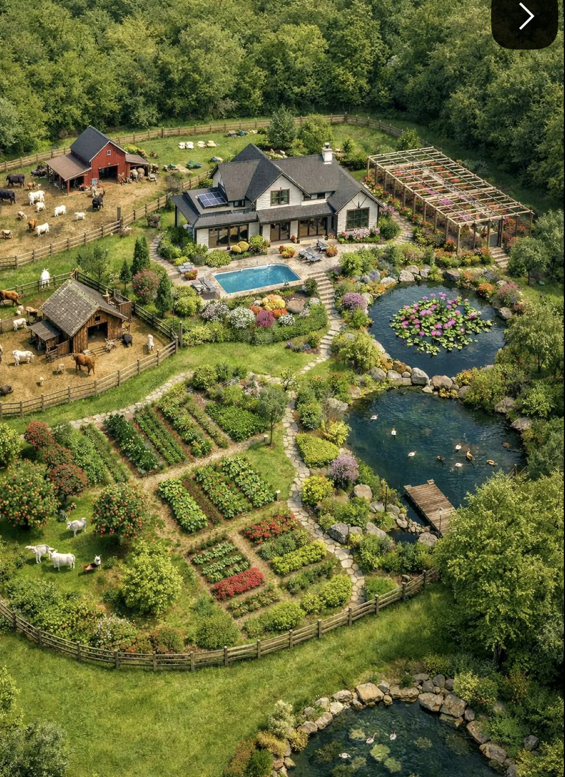 Inviting outdoor lounge anchors the design with detail, giving the view a mood that feels quietly finished.
