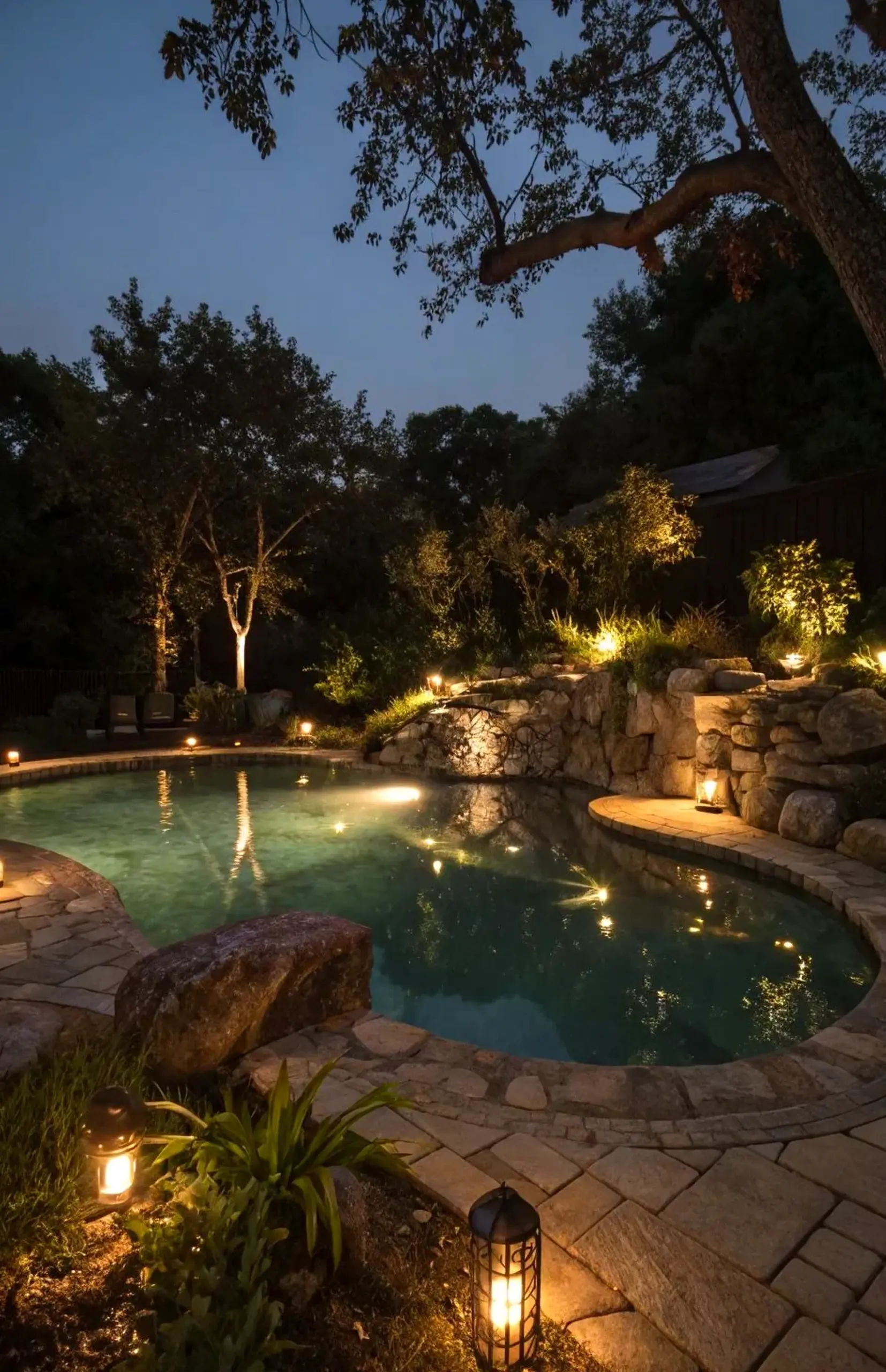 Natural outdoor lounge adds a clear layer of softness, helping the composition feel ready for quiet use.