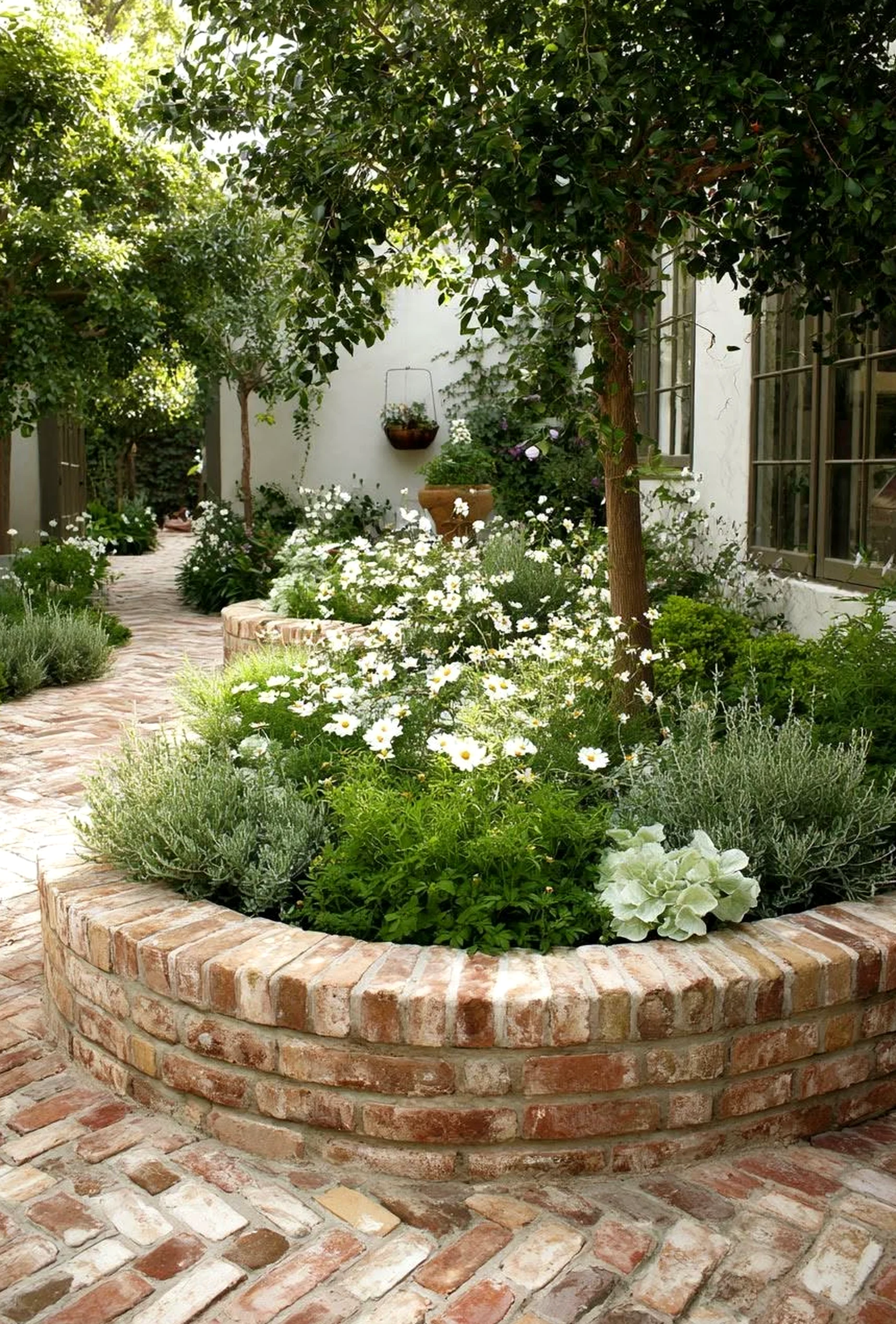 Relaxed greenhouse corner introduces order into the room, keeping the atmosphere easy to enjoy.