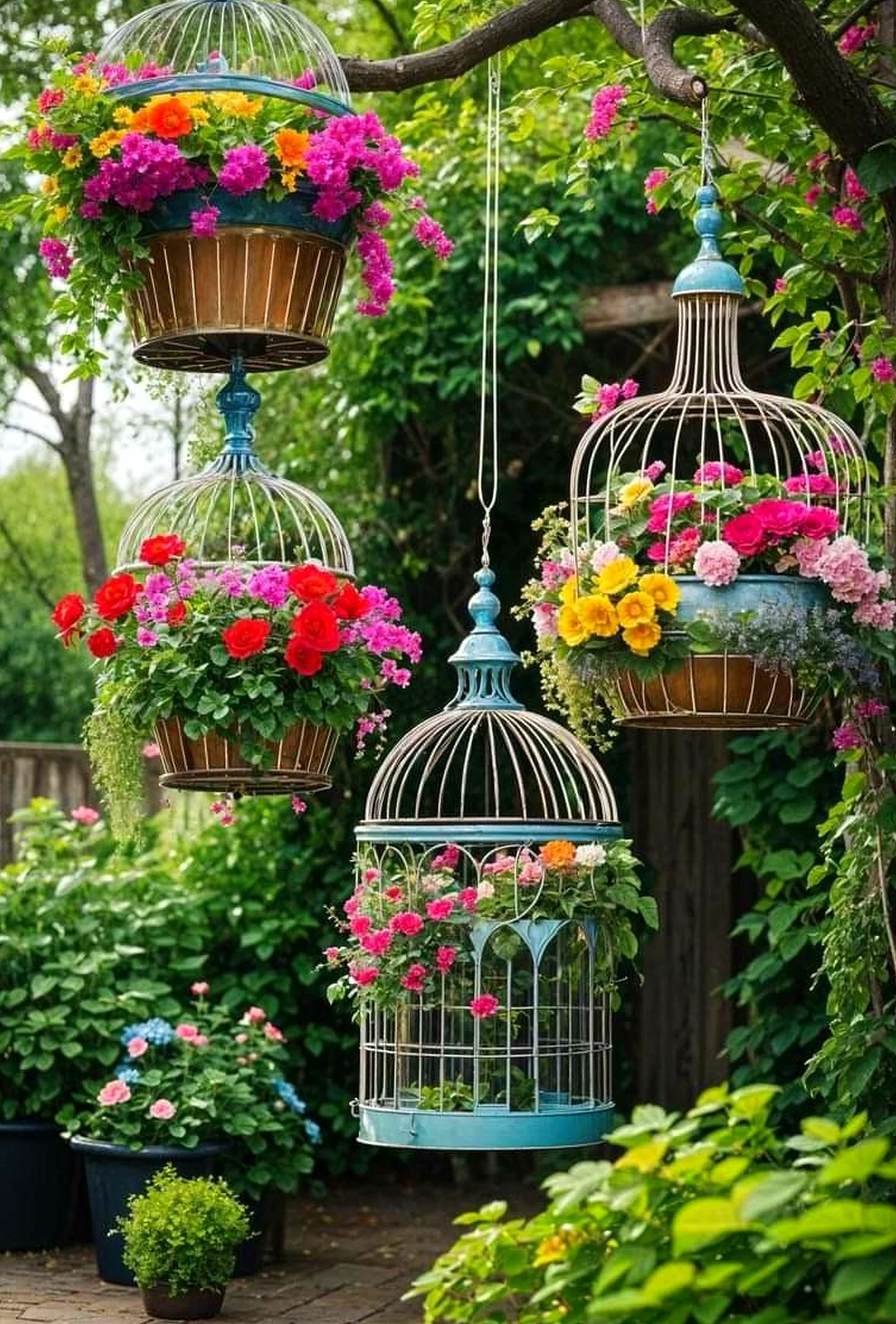 Crisp greenhouse corner gives the room more warmth, so the whole view feels settled and welcoming.