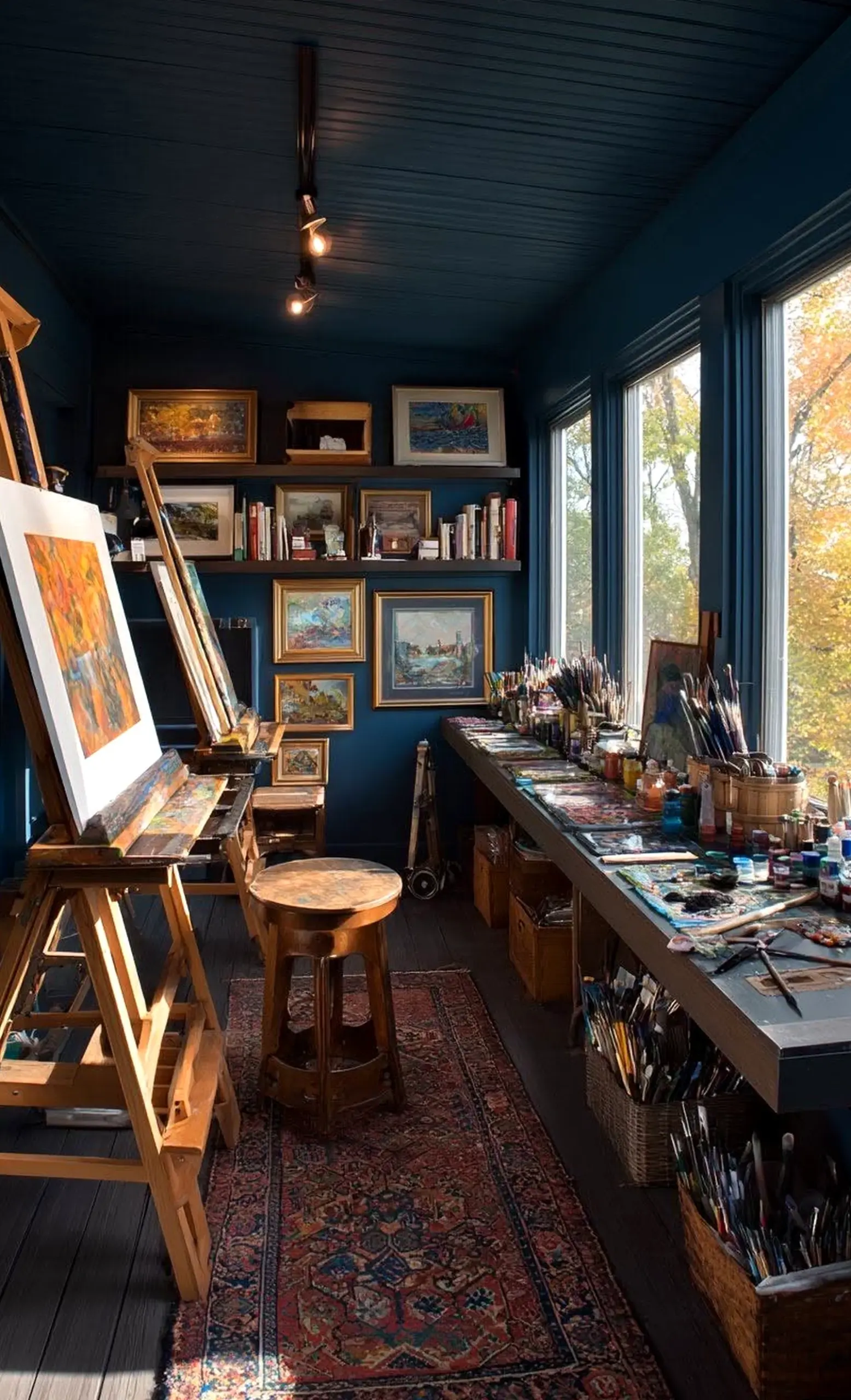 Inviting sunlit room brings ease to the corner, creating a mood that feels quietly finished.