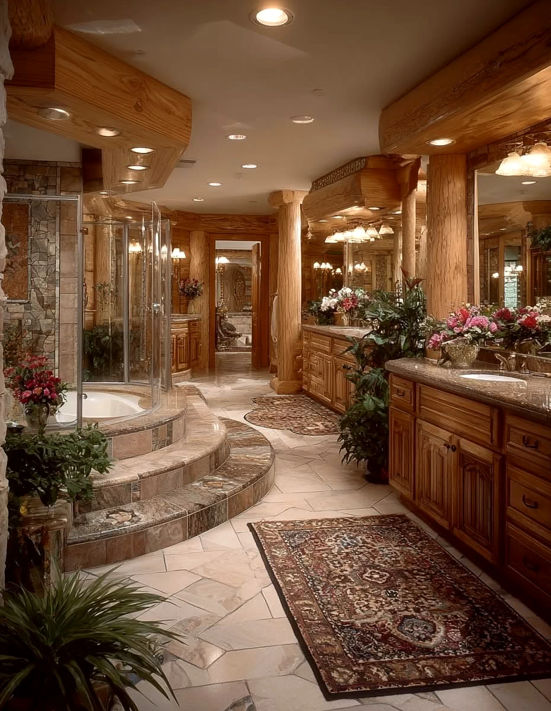 Layered sink area draws attention to softness while the arrangement stays quietly finished.