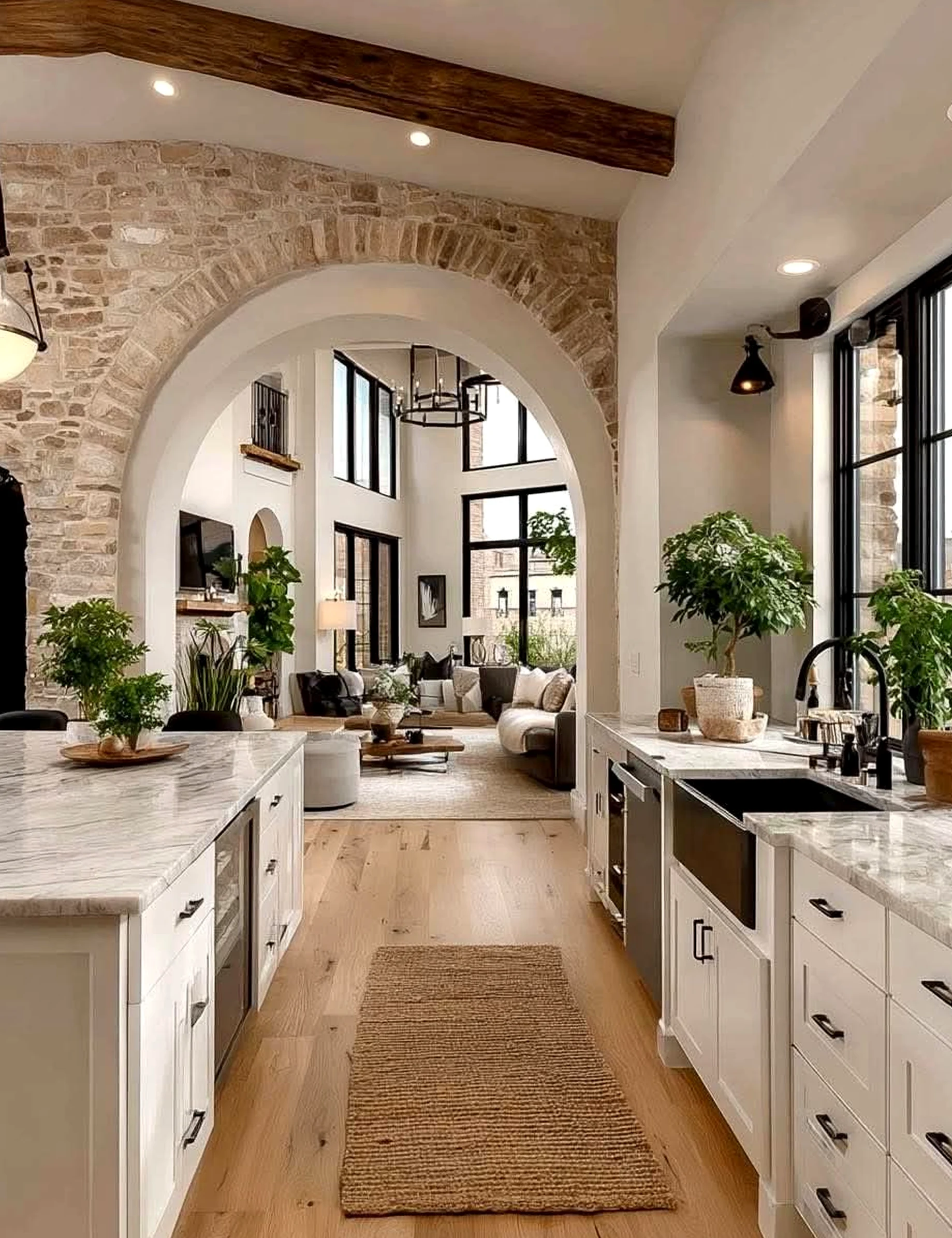 Natural sink area supports the room through charm, leaving the space feeling settled and welcoming.